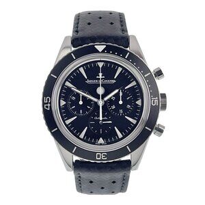 Jaeger-LeCoultre Stainless Steel Black Dial 42mm Automatic Men's Watch Q2068570